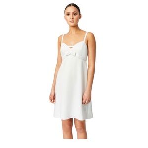 Betsey Johnson Bow Sheath Dress Vanilla Frosting NWT Size 8